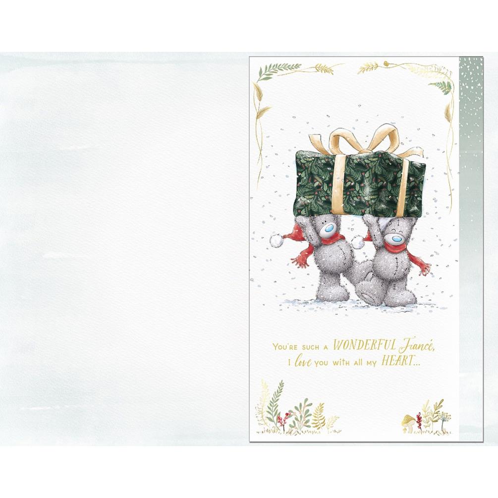 Lovely Fiance Handmade Me to You Bear Christmas Card Extra Image 1